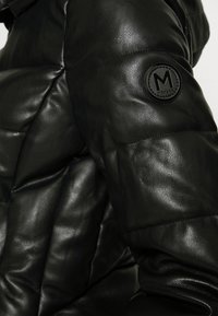 Morgan Imiteret læderjakke - black