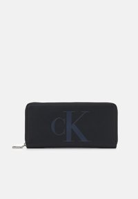Calvin Klein Jeans SCULPTED ZIP AROUND MONO - Portafoglio - black