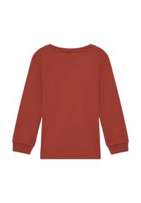 s.Oliver WEICHES MIT FRONTPRINT - Longsleeve - rubinrot