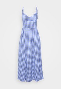 CORSET DRESS - Kjole - blue/white