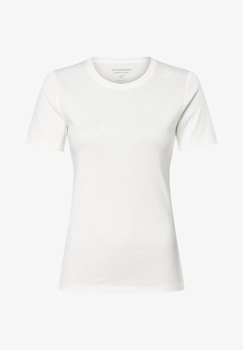 brookshire BROOKSHIRE T-SHIRT - T-shirt basique - ecru