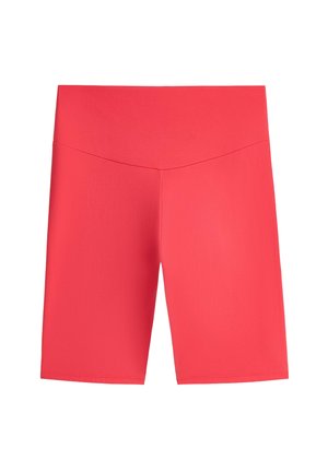OYSHO, COMFORTLUX HIGH-RISE 20CM BIKER LEGGINGS 30586226 - Kurze Sporthose - red