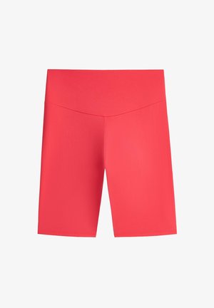 OYSHO, COMFORTLUX HIGH-RISE 20CM BIKER LEGGINGS 30586226 - Kurze Sporthose - red