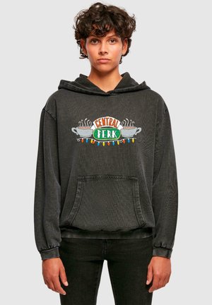 ABSOLUTE CULT FRIENDS - CENTRAL PERK CHRISTMAS LIGHTS ACID WASHED - Hoodie - black