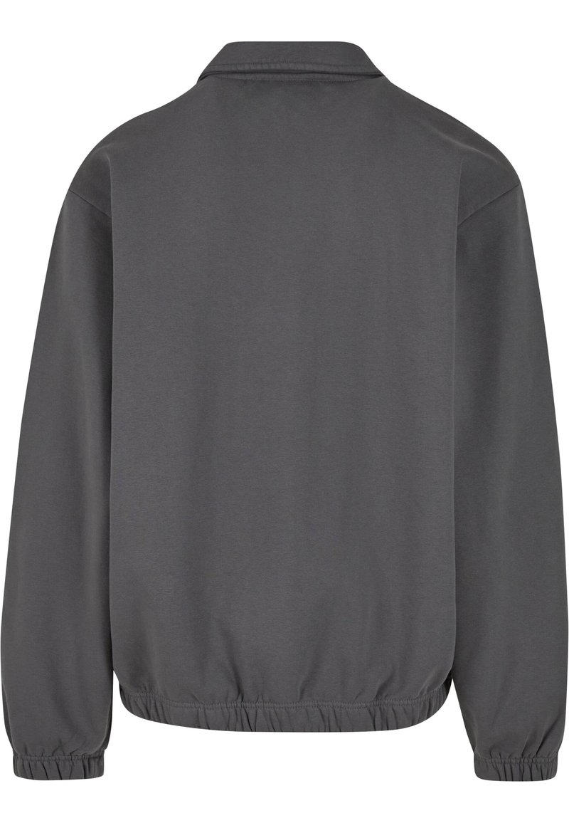 DEF Zip-up sweatshirt - anthracite washed/anthracite - Zalando