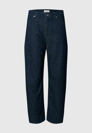 Selected, Jean large - dark blue denim