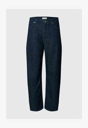 Selected, Loose-jeans - dark blue denim