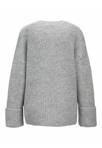 JJXX JXELLINORA CREW NECK - Stickad tröja - light grey melange