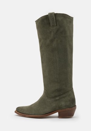 Cowboy-/Bikerboot - khaki