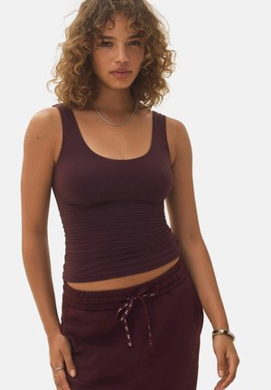Self. Top - chocolate brown