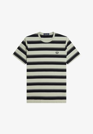 Fred Perry, FINE STRIPE T-SHIRT - T-Shirt print - seagrass