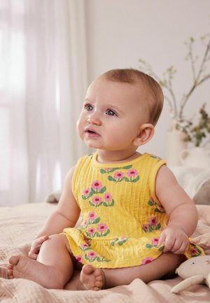 Next 2 PIECE SET - REGULAR FIT - Strikkjoler - ochre yellow floral