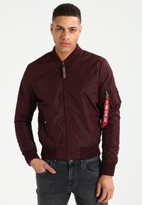 Alpha Industries - MA-1 TT - Bomber Jacket - dark maroon Thumbnail Image 1