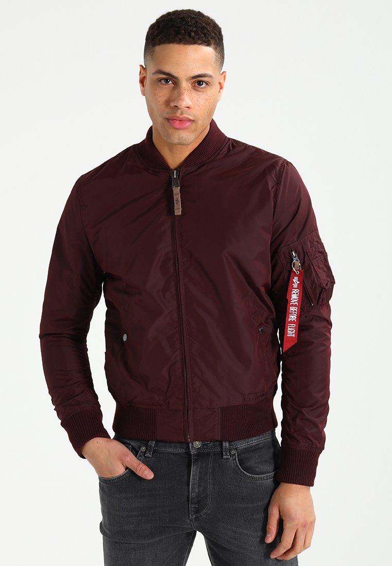 Alpha Industries - MA-1 TT - Giubbotto Bomber - dark maroon, Ingrandire