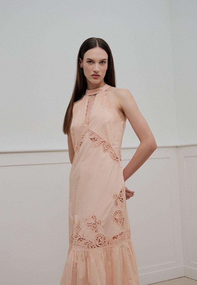 TWINSET Maxi-jurk abrikoos