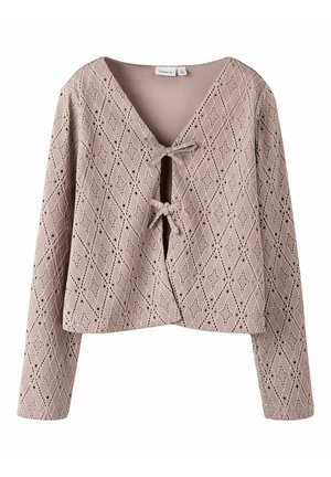OBERTEIL MIT LANGEN ÄRMELN REGULAR FIT - Gilet - quail