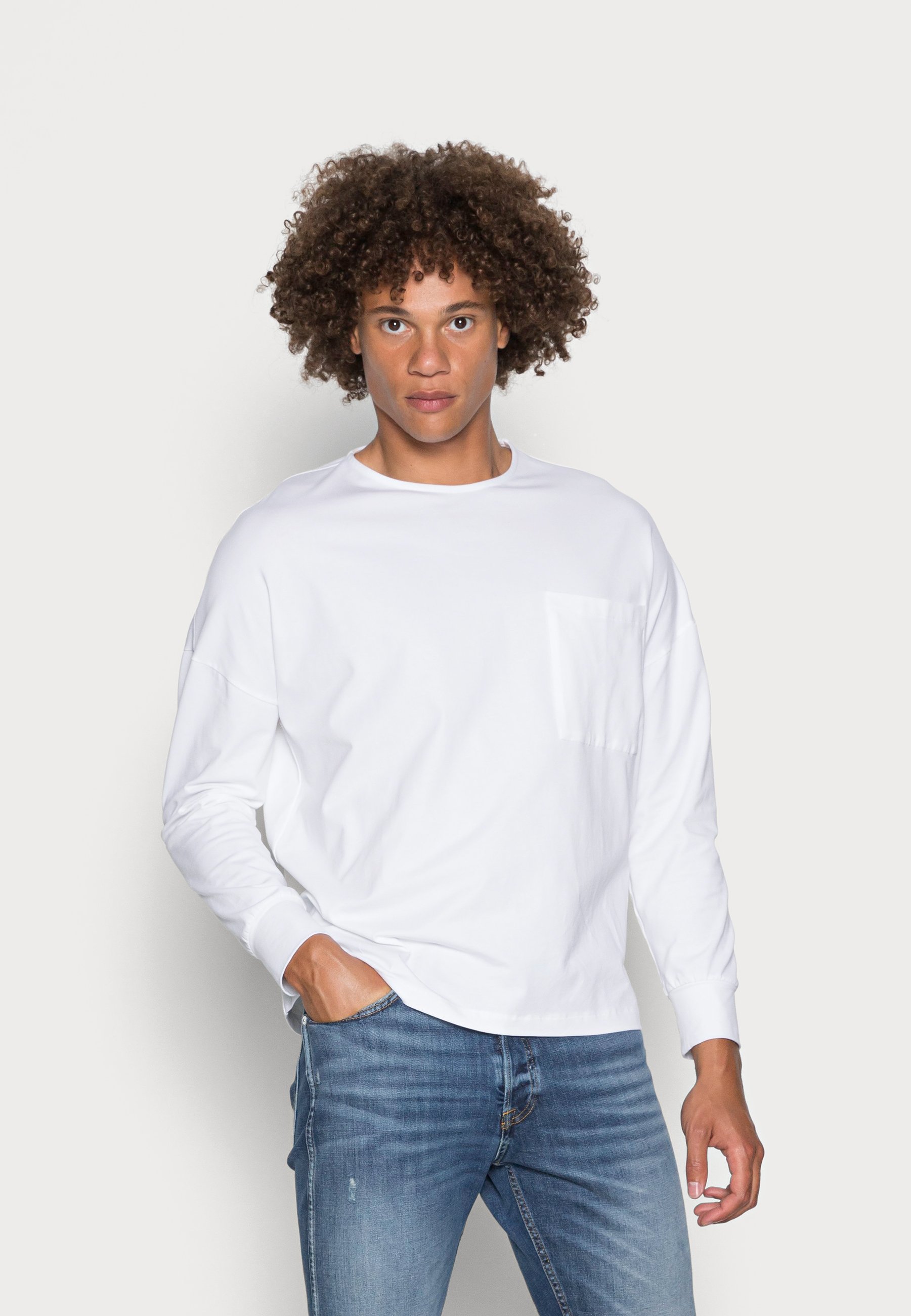 mens pocket long sleeve