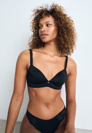 BRALETTE - Triangle bra - black