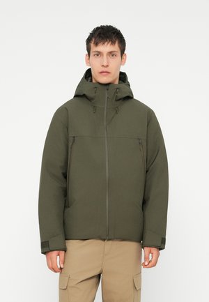RANGE HOODED JACKET - Páperová bunda - new taupe green