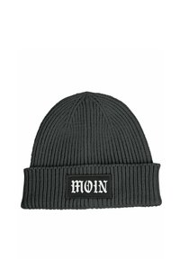 Neverless MOIN WINTER MIT PATCH PRINT NORDDEUTSCH UMSCHLAG - Beanie - dunkelgrau