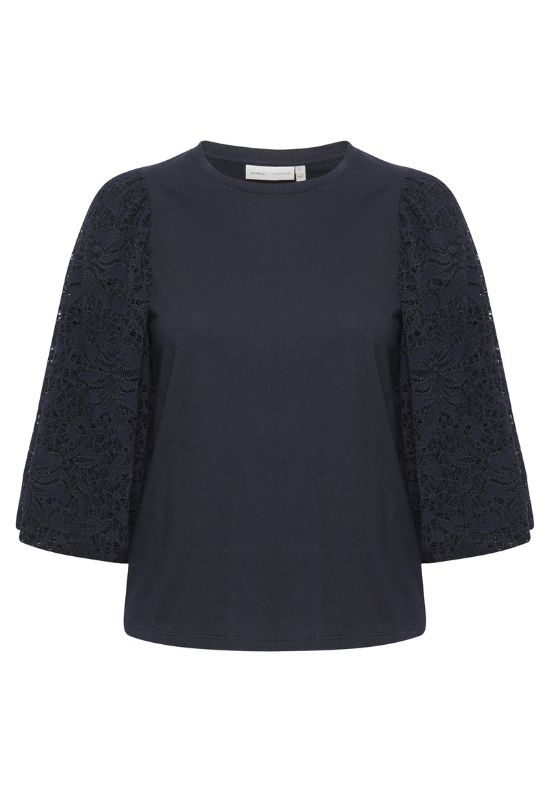 InWear Longsleeve gemêleerd donkerblauw