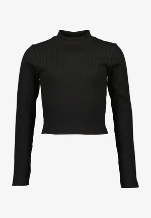 Blue Seven LANGARM MIT STEHKRAGEN - Strickpullover - schwarz