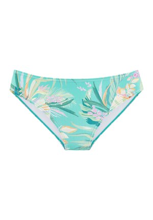Bikini-Hose - türkis bedruckt