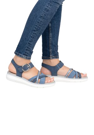 Remonte Wedge sandals - bleu