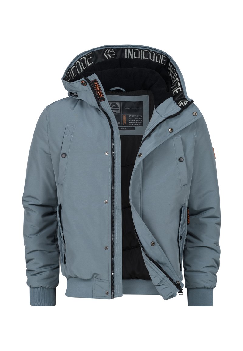INDICODE JEANS ALBANOS - Winterjacke - blue grey/blaugrau - Zalando