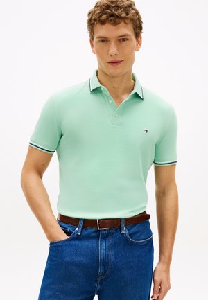 TIPPED SLIM FIT SEASONAL - Polo - crushed mint