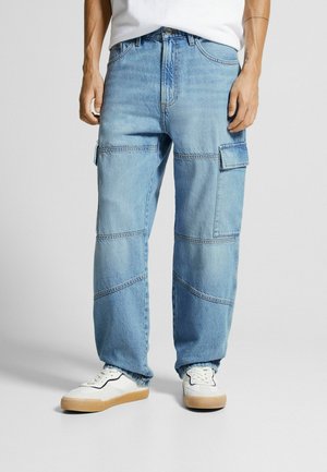 Bershka Jeans relaxed fit - light-blue denim
