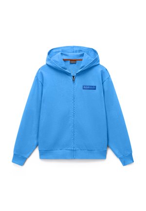 Napapijri NEW BOX LOGO FZH - Sweatjacke - blue jasper b a