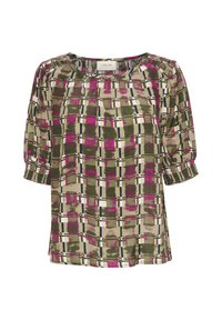 Cream BIA SMOCK - Pluus - deep depths checked