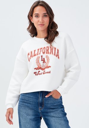 Sweatshirt - ecru
