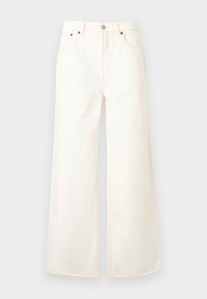 WOVEN WIDE LEG PANTS - Avar lõikega teksad - white denim