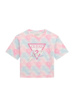 ALLOVER - Print T-shirt - mehrfarbe rose