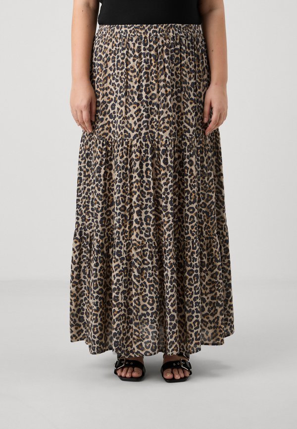 CARCIKKA LONG SKIRT - Maxi skirt - pumice stone