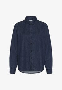 Unselected, rinse blue denim