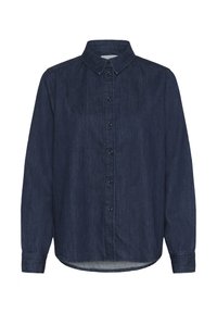 Overhemdblouse - rinse blue denim