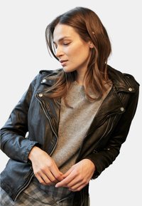 Ricano FOXY - Lederjacke - schwarz