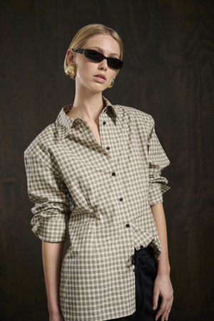 Karen by Simonsen Skjortebluser - pebble check