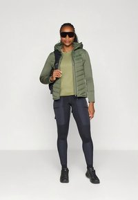 Peak Performance FROST HYBRID HOOD - Puhovka - pine needle