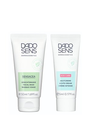 DADO SENS SOS HILFE BEI ROSACEA UND COUPEROSE SENSACEA - Gesichtsmaske - transparent weiß