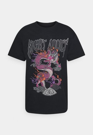 Printtipaita - black