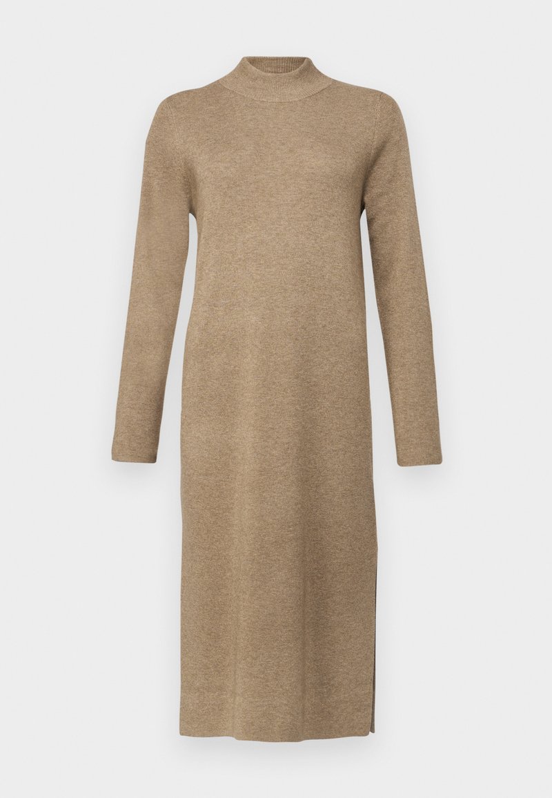 Repeat Gebreide jurk taupe