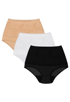 KAJA 3-PACK - Shapewear - beige white black