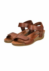 Cosmos Comfort Sandali con zeppa - kastanie