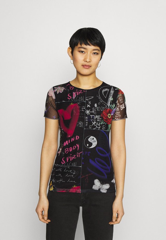 T-shirt print - black