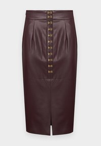 WOMENS SKIRT - Pencil skirt - merlot