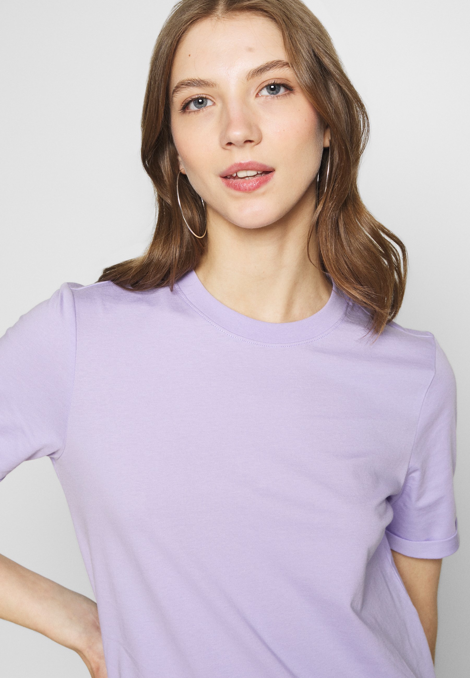 Pieces PCRIA SS FOLD UP SOLID TEE NOOS 